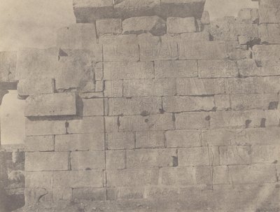 (Karnac, Hypostyle Hall, South Wall (Exterior Face)) by John Beasly Greene